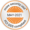 PCI DSS compliant Seal - May 2021